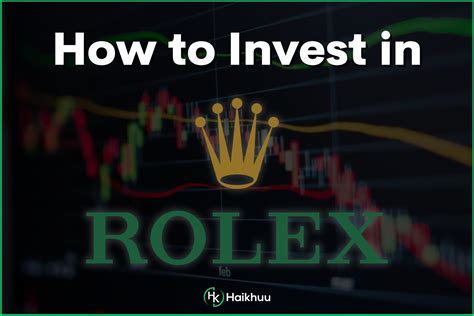 rolex watch stock symbol|rolex stock price today.